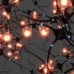 A bunch of lights that are on a tree