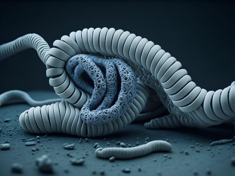 ai generated, tapeworm, parasite, health, infection, intestine, stomach, digestion
